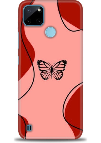 Realme C21Y Kılıf Hd Baskılı Kılıf + Seramik Tam Kaplayan Ekran Koruyucu 189