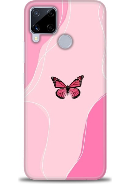 Realme C15 Kılıf Hd Baskılı Kılıf + Seramik Tam Kaplayan Ekran Koruyucu 181