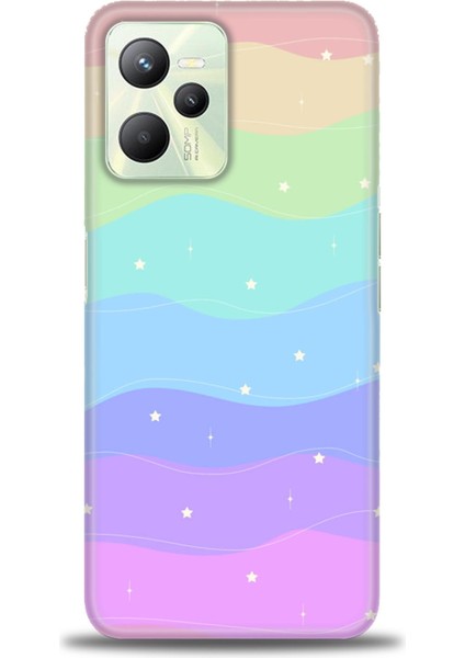 Realme C35 Kılıf Hd Baskılı Kılıf + Seramik Tam Kaplayan Ekran Koruyucu 423