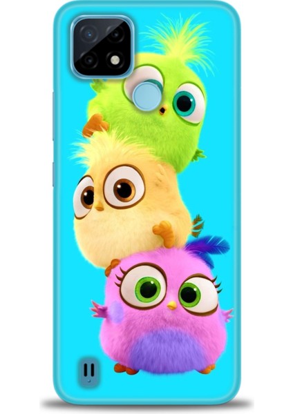 Realme C21 Kılıf Hd Baskılı Kılıf + Seramik Tam Kaplayan Ekran Koruyucu 369