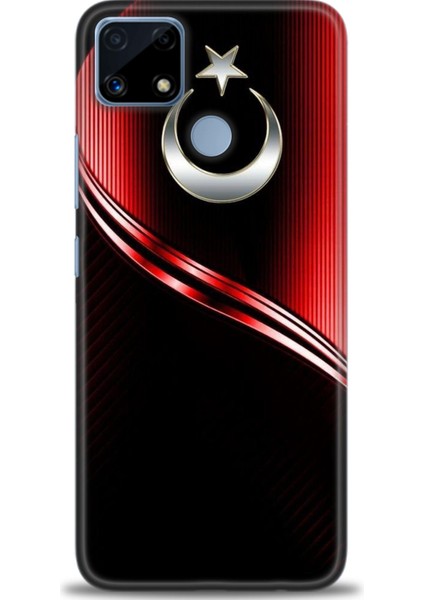 Realme C25 Kılıf Hd Baskılı Kılıf + Seramik Tam Kaplayan Ekran Koruyucu 31