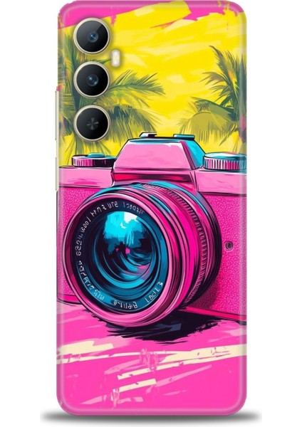 Realme C65 4g Kılıf Hd Baskılı Kılıf + Seramik Tam Kaplayan Ekran Koruyucu 442