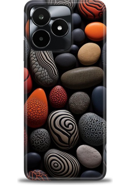 Realme C53 Kılıf Hd Baskılı Kılıf + Seramik Tam Kaplayan Ekran Koruyucu 344