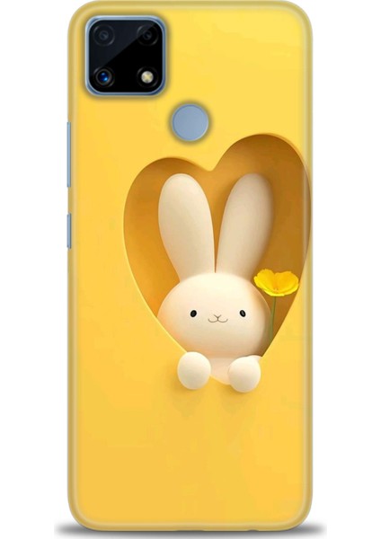 Realme C25 Kılıf Hd Baskılı Kılıf + Seramik Tam Kaplayan Ekran Koruyucu 71