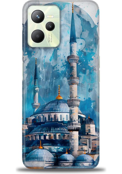 Realme C35 Kılıf Hd Baskılı Kılıf + Seramik Tam Kaplayan Ekran Koruyucu 228