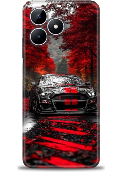 Realme Note 50 Kılıf Hd Baskılı Kılıf + Seramik Tam Kaplayan Ekran Koruyucu 490