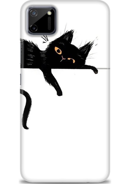 Realme C11 Kılıf Hd Baskılı Kılıf + Seramik Tam Kaplayan Ekran Koruyucu 63