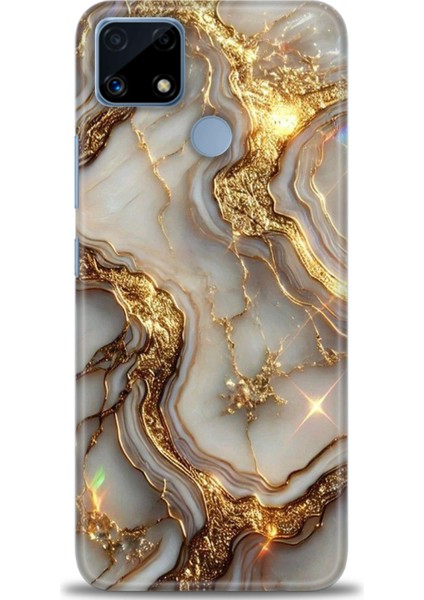 Realme C25S Kılıf Hd Baskılı Kılıf + Seramik Tam Kaplayan Ekran Koruyucu 313