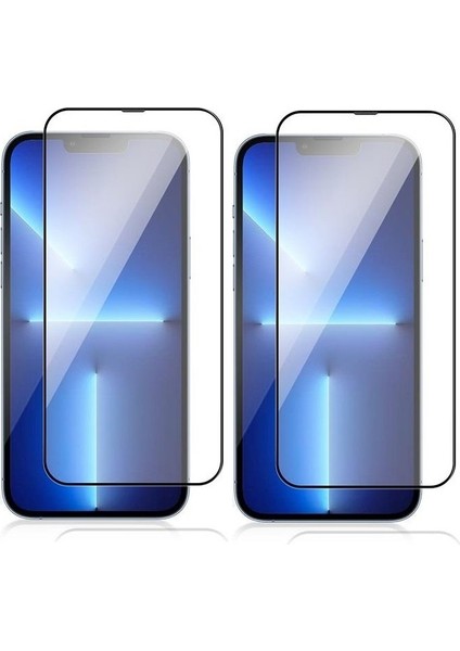 iPhone 15 Pro Max Uyumlu Glass Anti-Dust Ahize Korumalı Cam Ekran Koruyucu 2 Adet