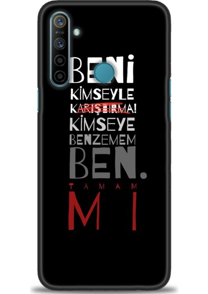 Realme C3 Kılıf Hd Baskılı Kılıf + Seramik Tam Kaplayan Ekran Koruyucu 396