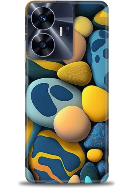 Realme C55 4g Kılıf Hd Baskılı Kılıf + Seramik Tam Kaplayan Ekran Koruyucu 343