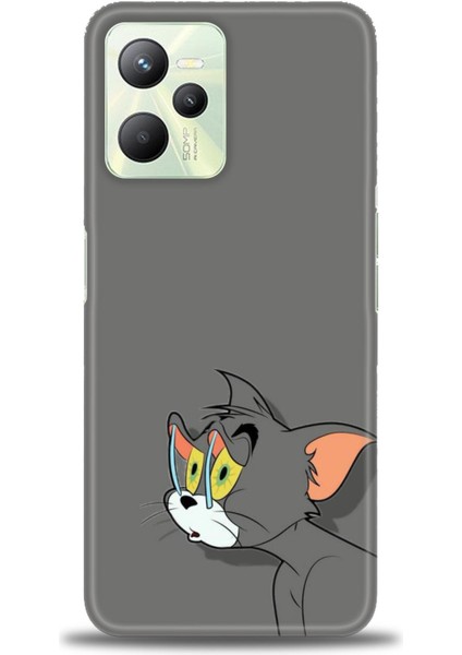 Realme C35 Kılıf Hd Baskılı Kılıf + Seramik Tam Kaplayan Ekran Koruyucu 408