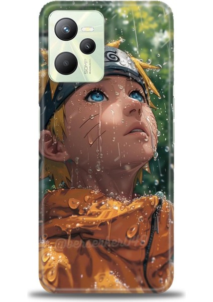 Realme C35 Kılıf Hd Baskılı Kılıf + Seramik Tam Kaplayan Ekran Koruyucu 257