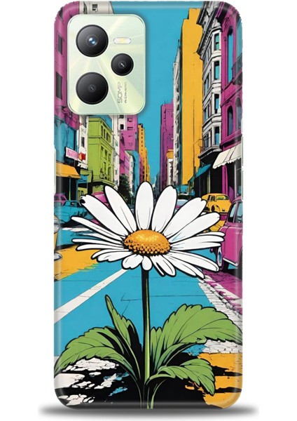 Realme C35 Kılıf Hd Baskılı Kılıf + Seramik Tam Kaplayan Ekran Koruyucu 443