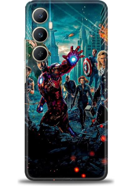 Realme C65 4g Kılıf Hd Baskılı Kılıf + Seramik Tam Kaplayan Ekran Koruyucu 100