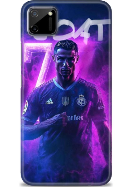 Realme C11 Kılıf Hd Baskılı Kılıf + Seramik Tam Kaplayan Ekran Koruyucu 9