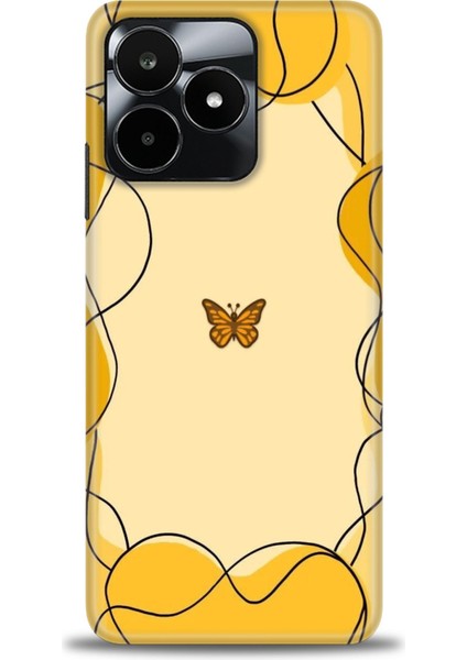 Realme C53 Kılıf Hd Baskılı Kılıf + Seramik Tam Kaplayan Ekran Koruyucu 184