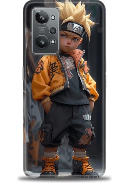 Realme Gt2 Kılıf Hd Baskılı Kılıf + Seramik Tam Kaplayan Ekran Koruyucu 253