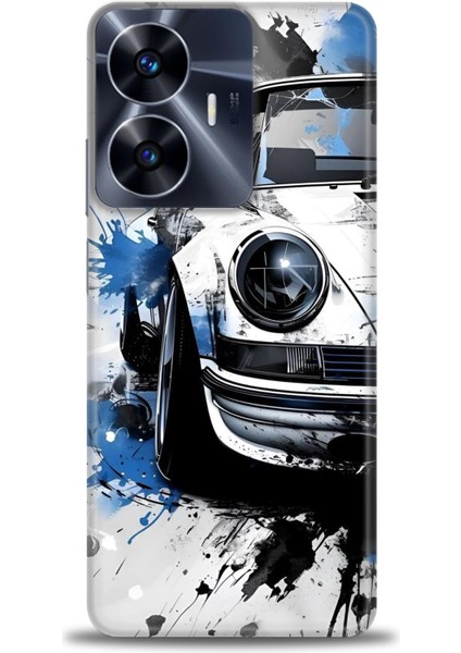 Realme C55 4g Kılıf Hd Baskılı Kılıf + Seramik Tam Kaplayan Ekran Koruyucu 487