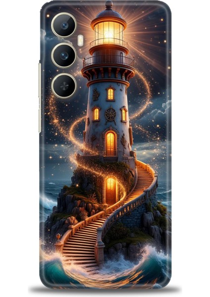 Realme C65 4g Kılıf Hd Baskılı Kılıf + Seramik Tam Kaplayan Ekran Koruyucu 232