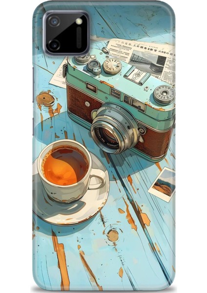 Realme C11 Kılıf Hd Baskılı Kılıf + Seramik Tam Kaplayan Ekran Koruyucu 269