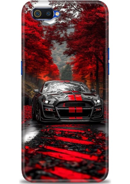 Realme C2 Kılıf Hd Baskılı Kılıf + Seramik Tam Kaplayan Ekran Koruyucu 490