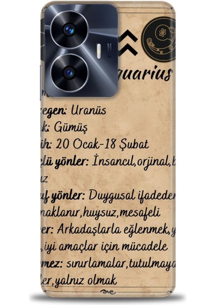 Realme C55 4g Kılıf Hd Baskılı Kılıf + Seramik Tam Kaplayan Ekran Koruyucu 476