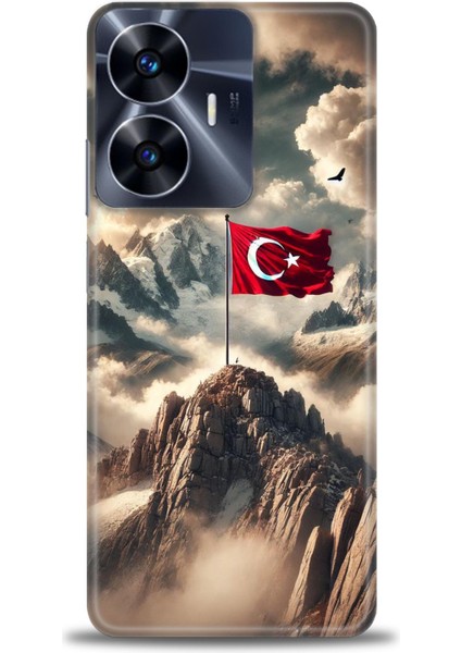 Realme C55 4g Kılıf Hd Baskılı Kılıf + Seramik Tam Kaplayan Ekran Koruyucu 34