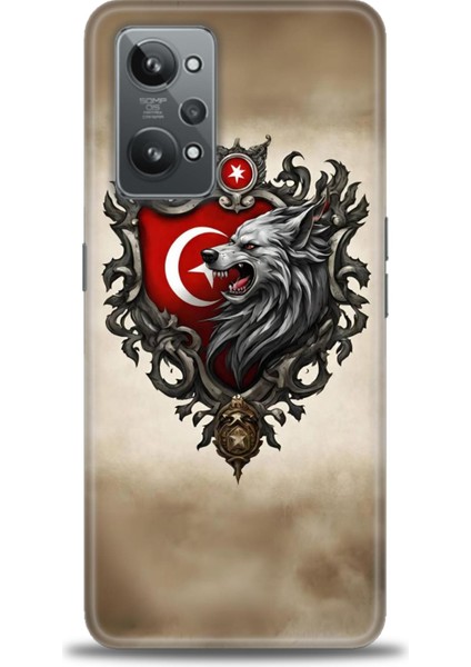 Realme Gt2 Kılıf Hd Baskılı Kılıf + Seramik Tam Kaplayan Ekran Koruyucu 461
