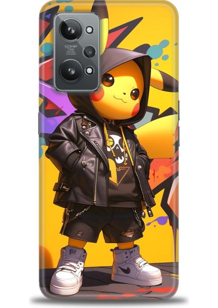 Realme Gt2 Kılıf Hd Baskılı Kılıf + Seramik Tam Kaplayan Ekran Koruyucu 251