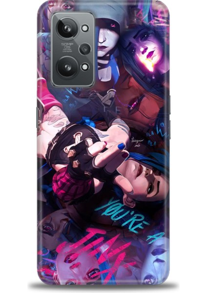 Realme Gt2 Kılıf Hd Baskılı Kılıf + Seramik Tam Kaplayan Ekran Koruyucu 278