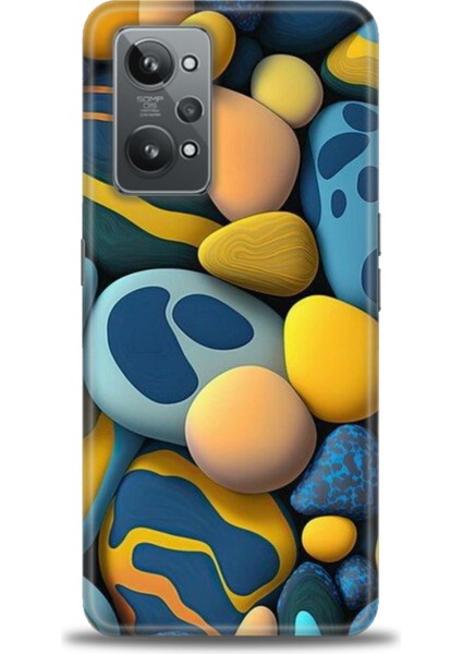Realme Gt2 Kılıf Hd Baskılı Kılıf + Seramik Tam Kaplayan Ekran Koruyucu 343