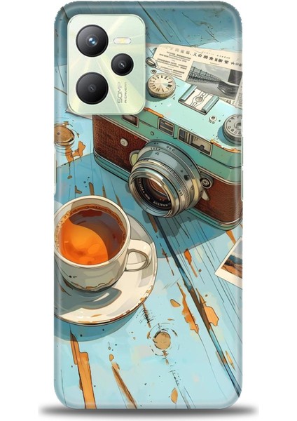Realme C35 Kılıf Hd Baskılı Kılıf + Seramik Tam Kaplayan Ekran Koruyucu 269