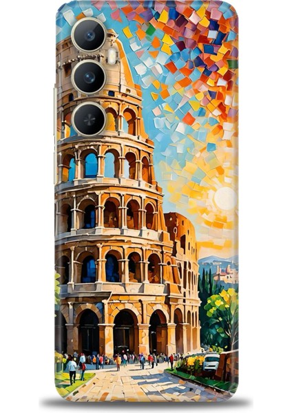 Realme C65 4g Kılıf Hd Baskılı Kılıf + Seramik Tam Kaplayan Ekran Koruyucu 262