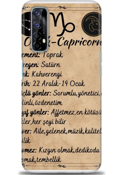 Realme 7 Kılıf Hd Baskılı Kılıf + Seramik Tam Kaplayan Ekran Koruyucu 478