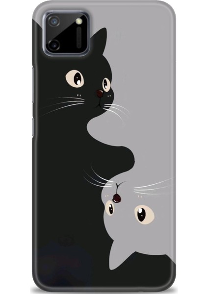 Realme C11 Kılıf Hd Baskılı Kılıf + Seramik Tam Kaplayan Ekran Koruyucu 67