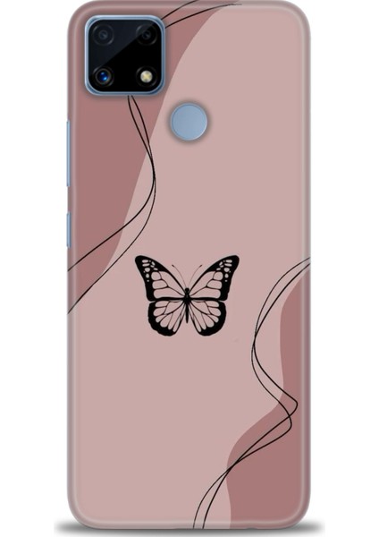 Realme C25 Kılıf Hd Baskılı Kılıf + Seramik Tam Kaplayan Ekran Koruyucu 183