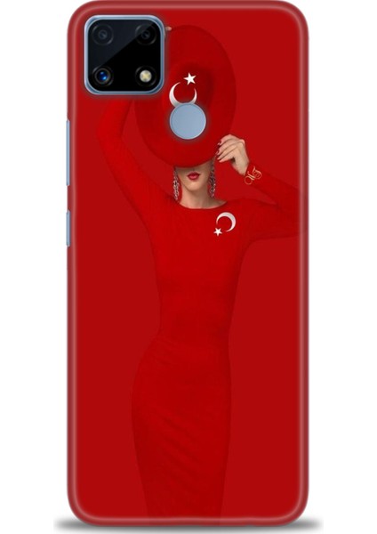 Realme C25 Kılıf Hd Baskılı Kılıf + Seramik Tam Kaplayan Ekran Koruyucu 241