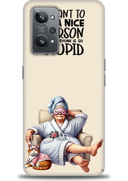 Realme Gt2 Kılıf Hd Baskılı Kılıf + Seramik Tam Kaplayan Ekran Koruyucu 45