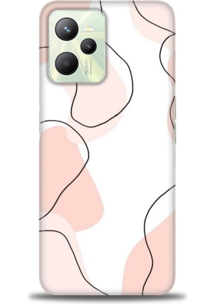 Realme C35 Kılıf Hd Baskılı Kılıf + Seramik Tam Kaplayan Ekran Koruyucu 180