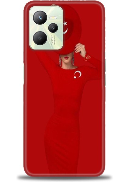 Realme C35 Kılıf Hd Baskılı Kılıf + Seramik Tam Kaplayan Ekran Koruyucu 241