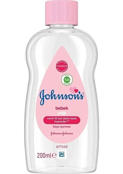 Johnson's Baby Bebek Masaj Yağı 200 ml