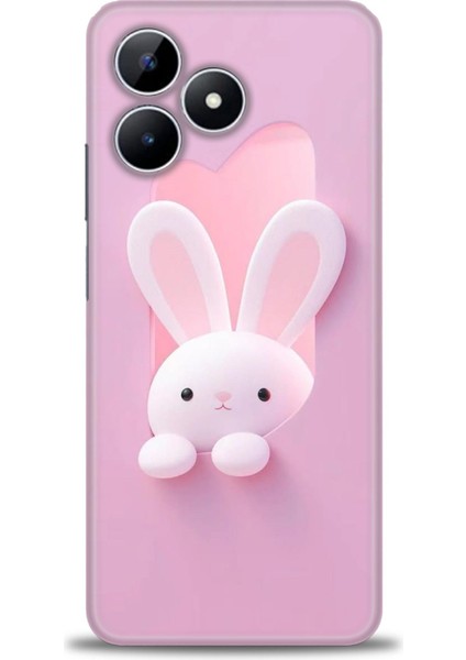 Realme Note 50 Kılıf Hd Baskılı Kılıf + Seramik Tam Kaplayan Ekran Koruyucu 74