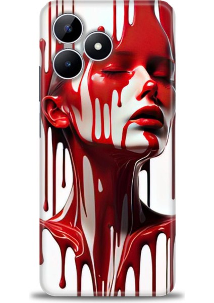Realme Note 50 Kılıf Hd Baskılı Kılıf + Seramik Tam Kaplayan Ekran Koruyucu 150