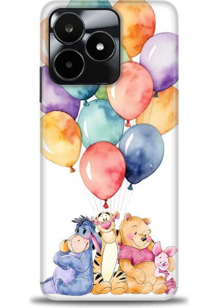 Realme C53 Kılıf Hd Baskılı Kılıf + Seramik Tam Kaplayan Ekran Koruyucu 60