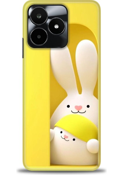 Realme C53 Kılıf Hd Baskılı Kılıf + Seramik Tam Kaplayan Ekran Koruyucu 76