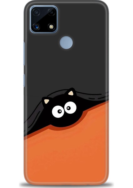 Realme C25S Kılıf Hd Baskılı Kılıf + Seramik Tam Kaplayan Ekran Koruyucu 80
