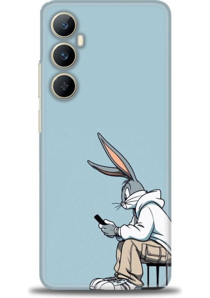 Realme C65 4g Kılıf Hd Baskılı Kılıf + Seramik Tam Kaplayan Ekran Koruyucu 410