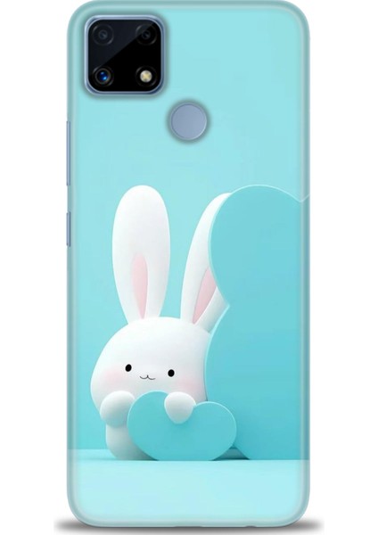 Realme C25 Kılıf Hd Baskılı Kılıf + Seramik Tam Kaplayan Ekran Koruyucu 73