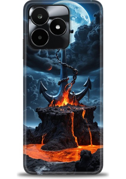 Realme C53 Kılıf Hd Baskılı Kılıf + Seramik Tam Kaplayan Ekran Koruyucu 240